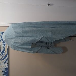 Gap extra large dusty blue scarf